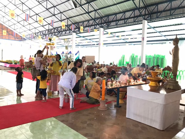 ร่วมกิจกรรมสืบสานประเพณีวันสงกรานต์ ณ สำนักสงฆ์ปะติมะ